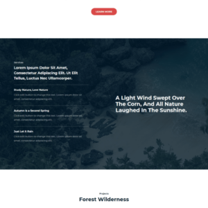 sierra-nature-home-screenshot